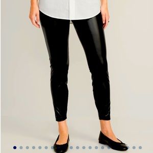 Old Navy faux leather leggings